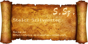 Stelcz Szilveszter névjegykártya